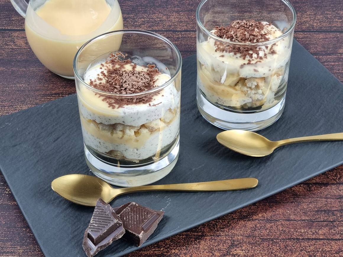Quarkcreme mit Eierlikör