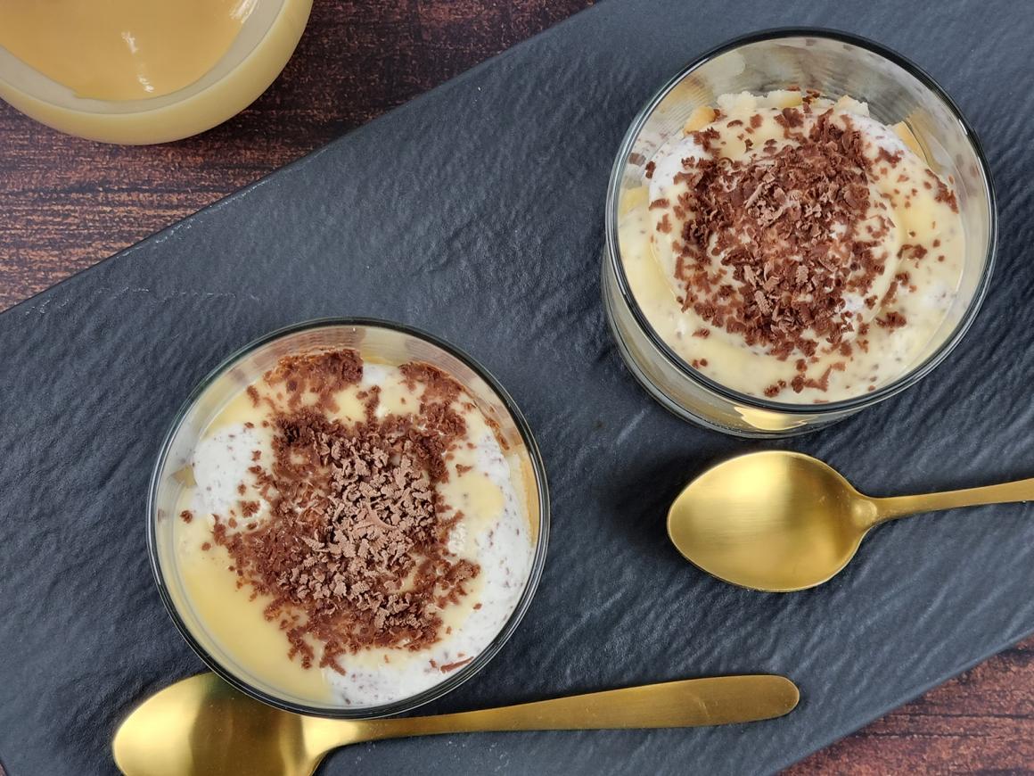 Quarkcreme mit Eierlikör