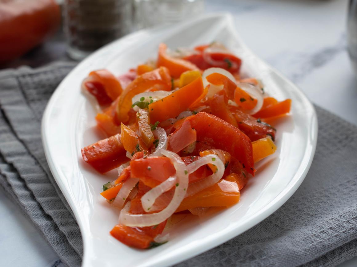 Gekochter Paprikasalat - Rezept
