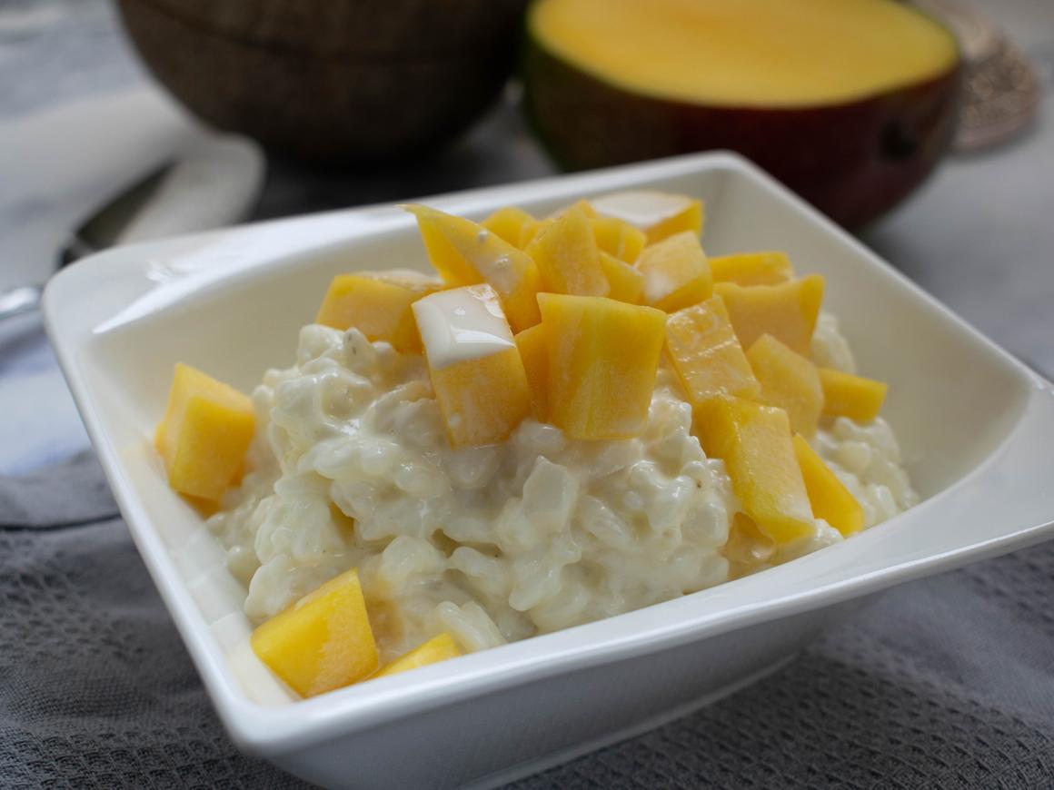 Klebreis mit Mango