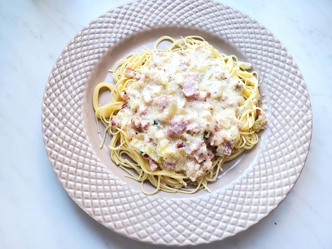 Pasta Carbonara speciale