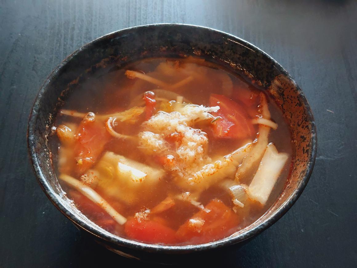 Tomaten-Meerrettichsuppe