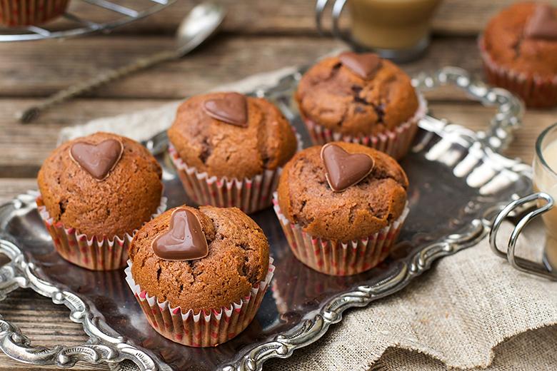 Schokoladen-Frischkäse-Muffins