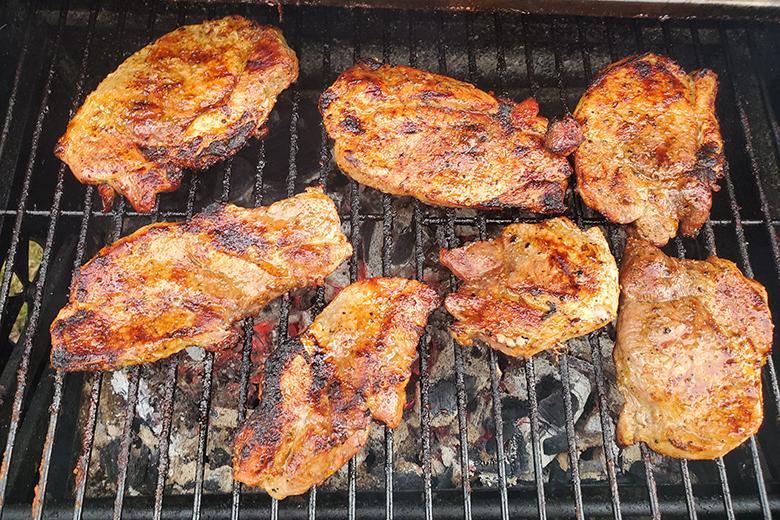 Gegrillte Schweinesteaks