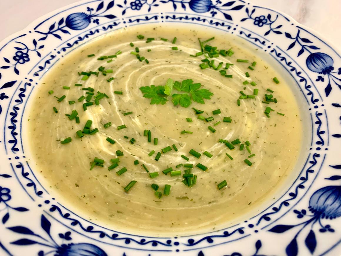 Kartoffel-Kichererbsen-Suppe