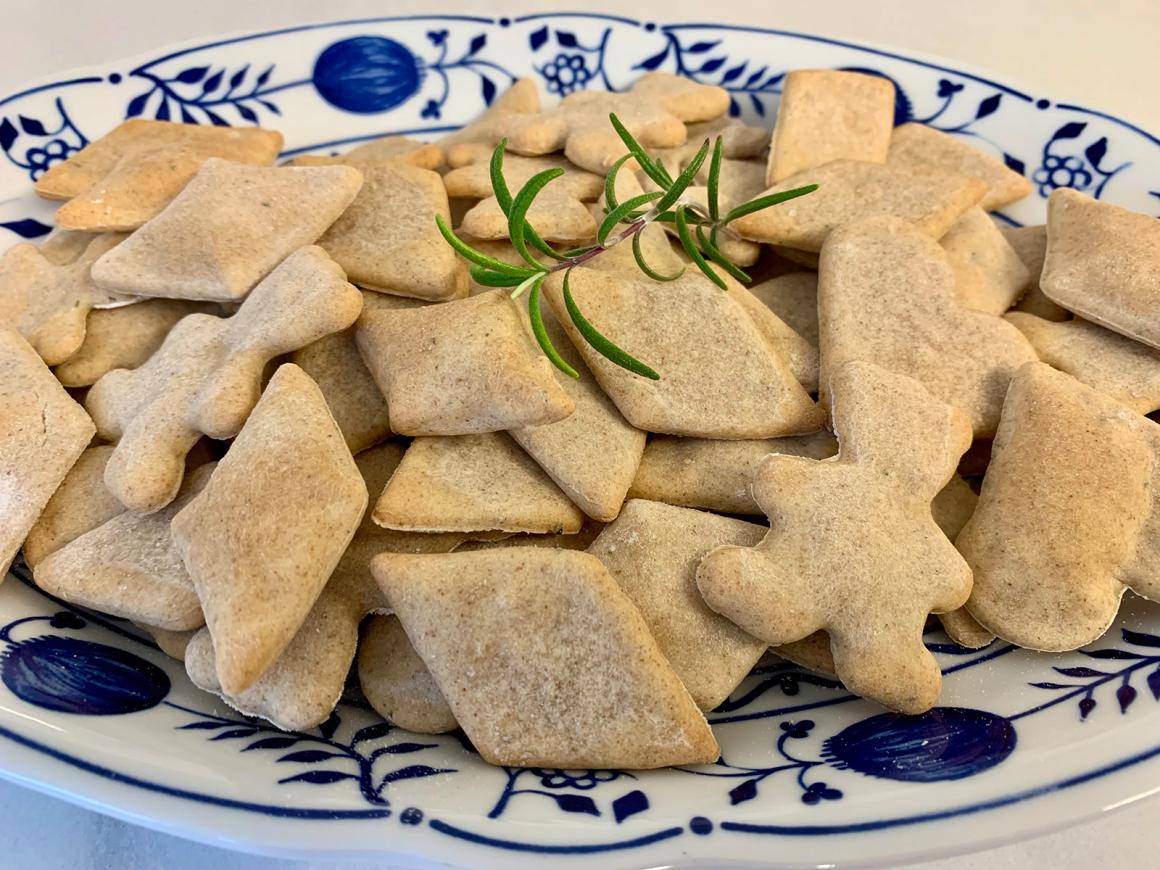 Buchweizen-Dinkel-Cracker