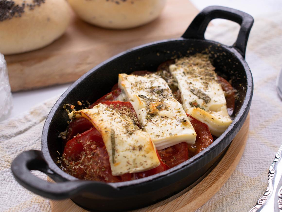 Ofentomaten mit Hirtenkäse