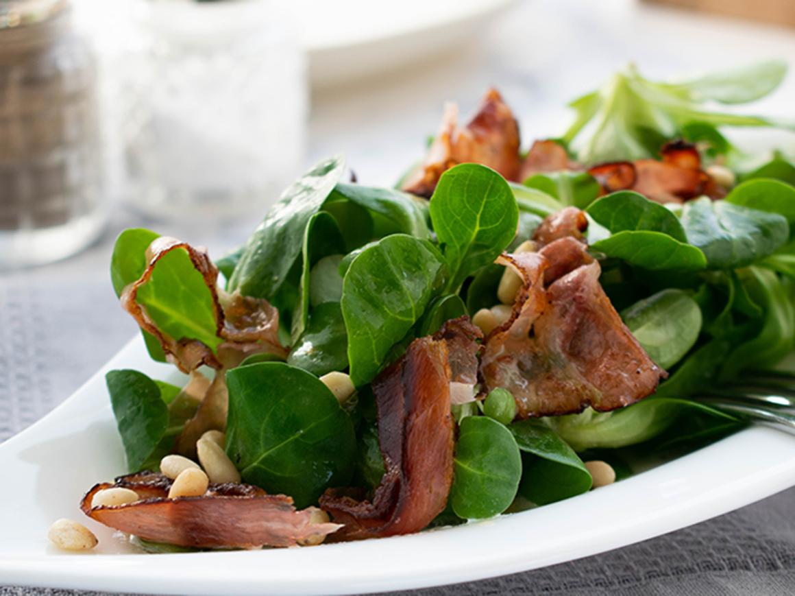 Rustikaler Feldsalat