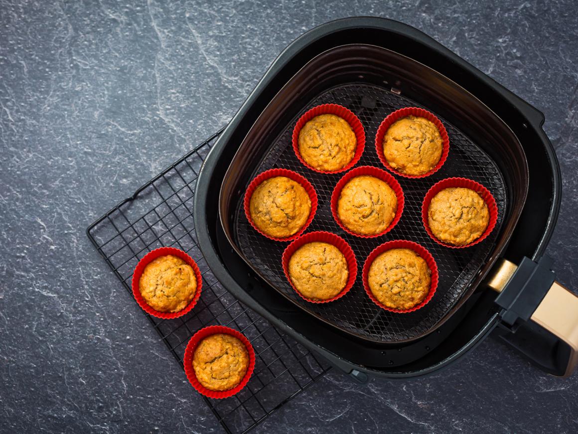 Apfel-Muffins aus der Heißluftfritteuse