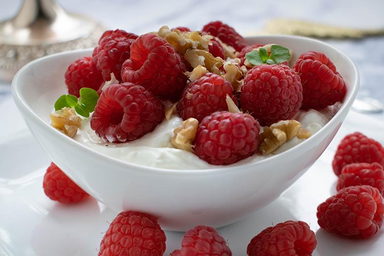 Himbeer-Nuss-Quark