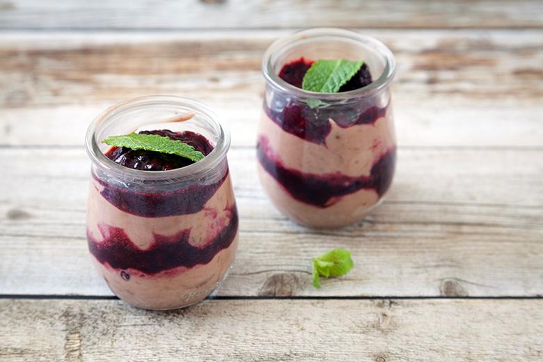 Brombeer-Schoko-Joghurt