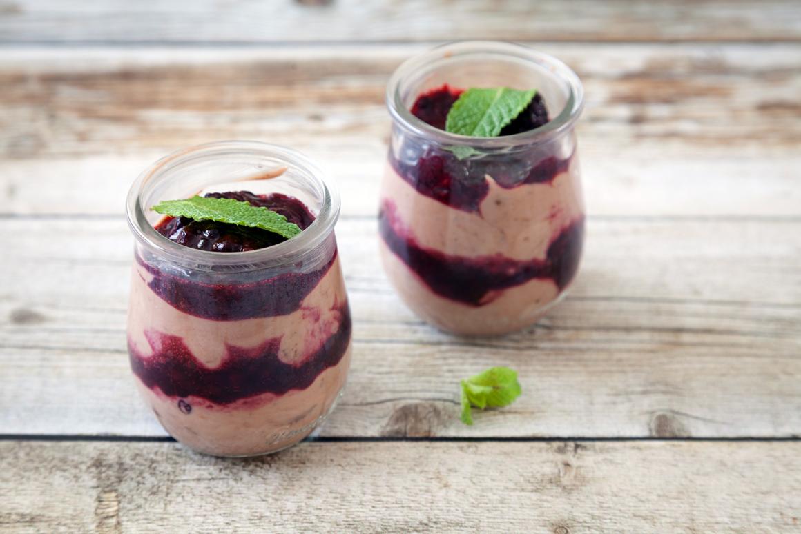 Brombeer-Schoko-Joghurt