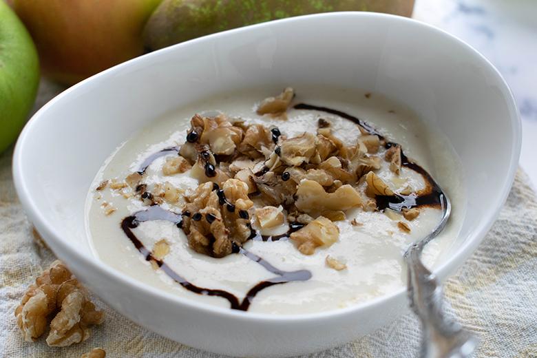 Birnen-Apfel-Pudding