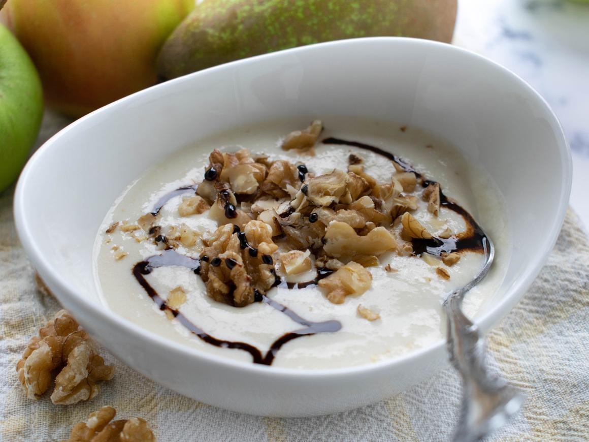 Birnen-Apfel-Pudding