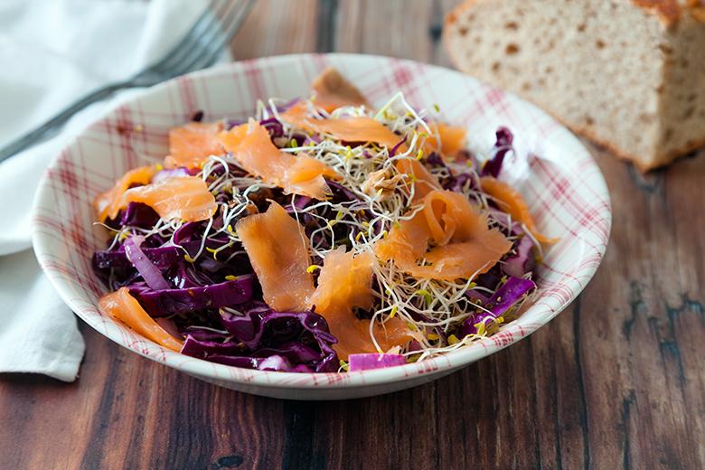 Rotkrautsalat mit Datteln