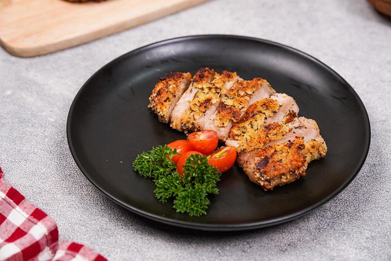 Low Carb-Schnitzel mit Parmesanpanade