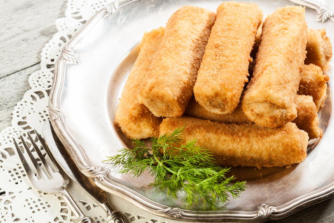 Polnische Pfannkuchen mit Hack