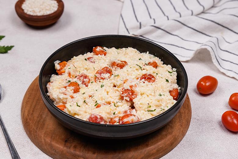 Tomaten-Feta-Risotto