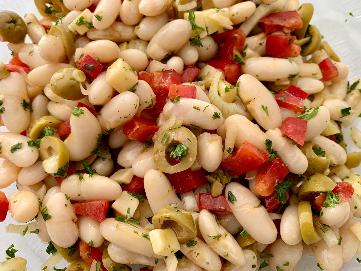 Weiße-Bohnen-Salat