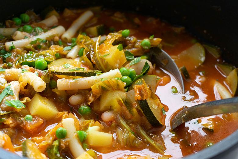 Minestrone mit Wirsing