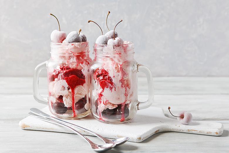 Joghurt-Kirsch-Eis
