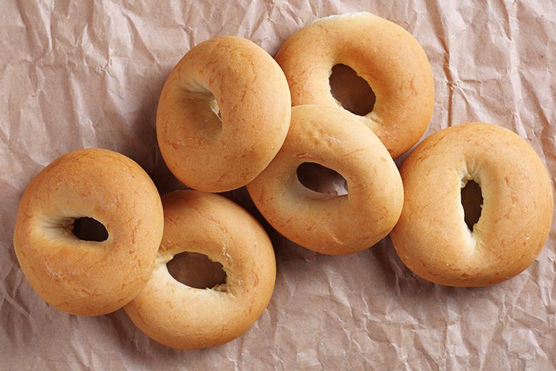 Vanille-Bagels