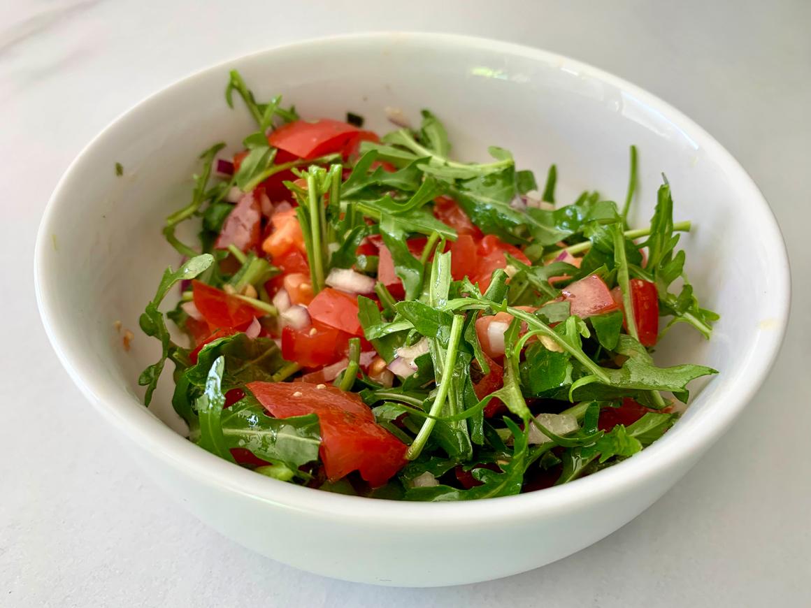 Tomaten-Rucola-Salat