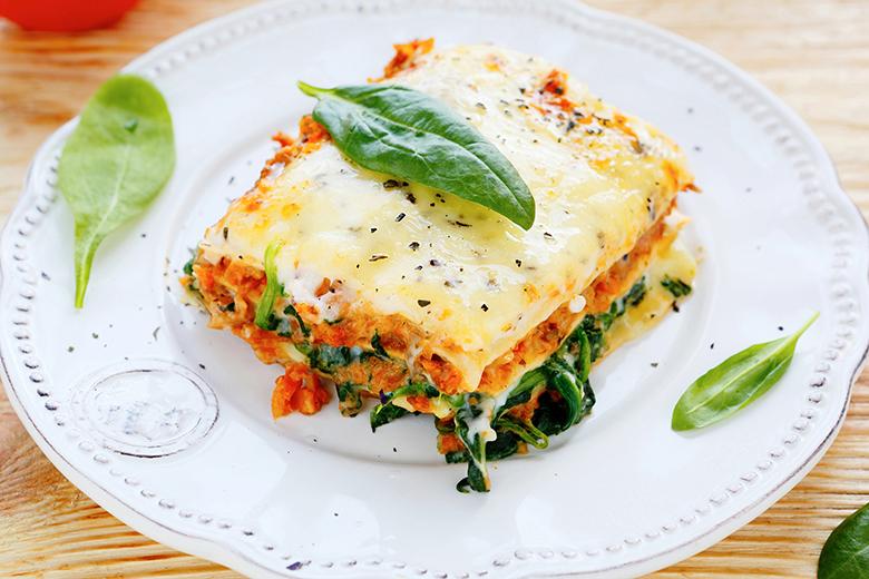 Lasagne mit Spinat