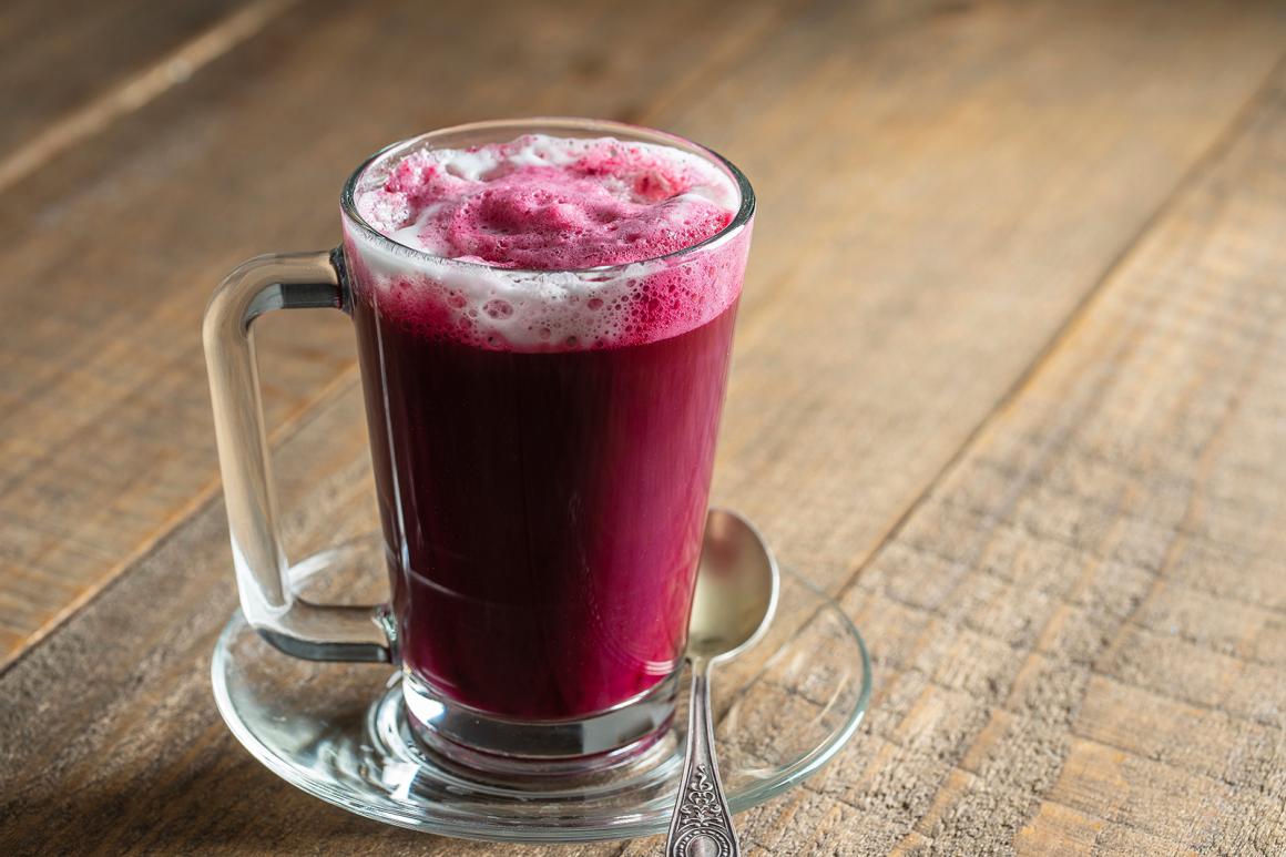 Rote Bete Latte