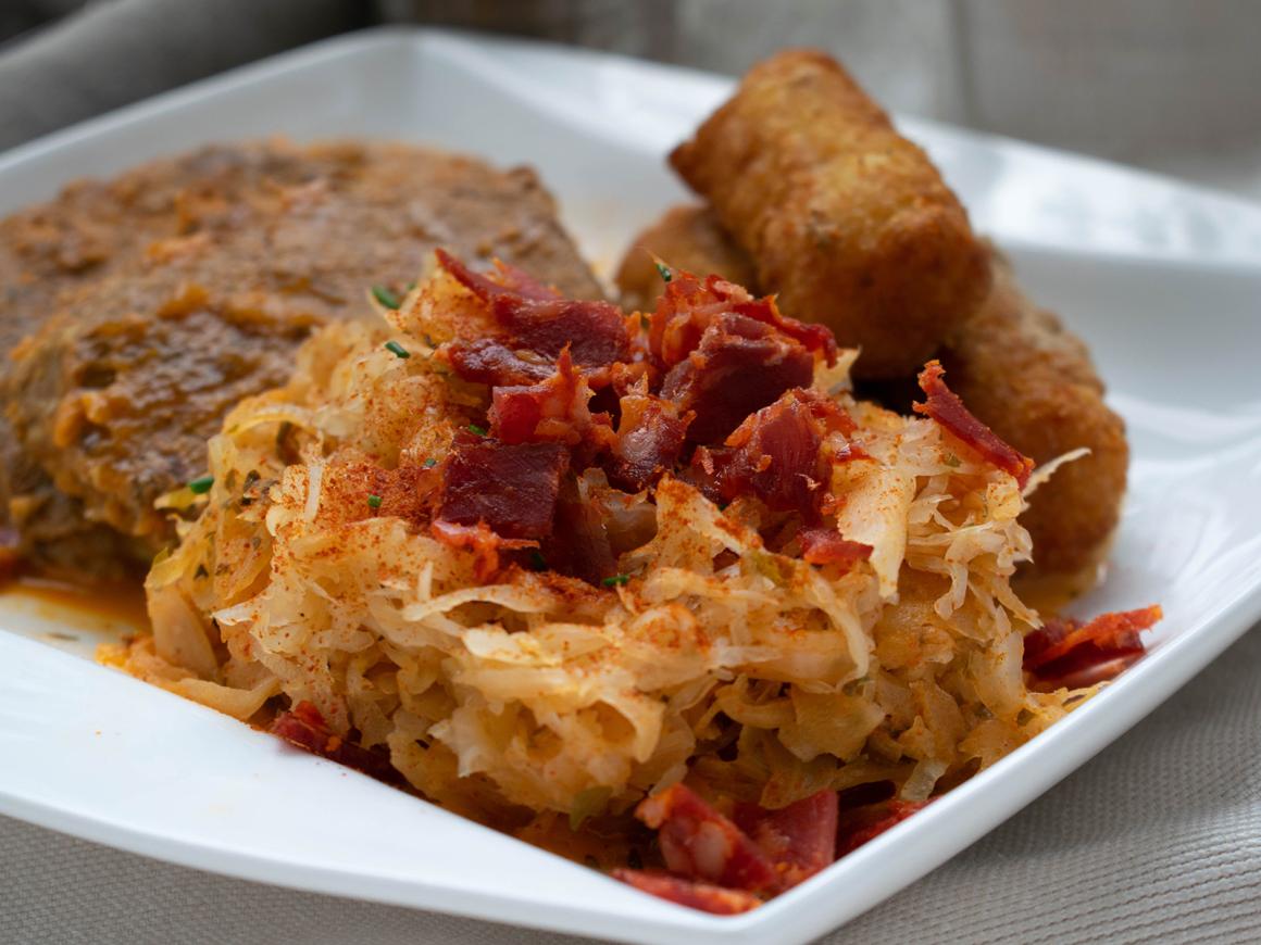 Chorizo mit Sauerkraut