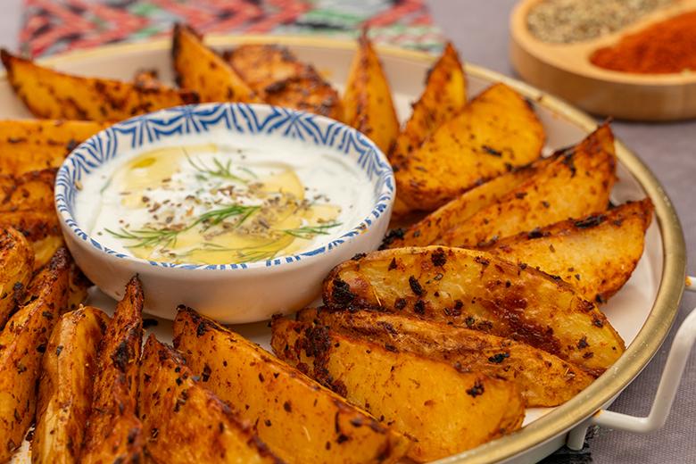 Ofenkartoffeln auf griechische Art