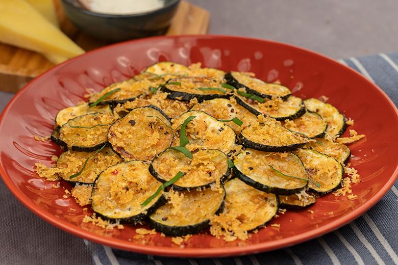 Zucchini-Parmesan-Chips