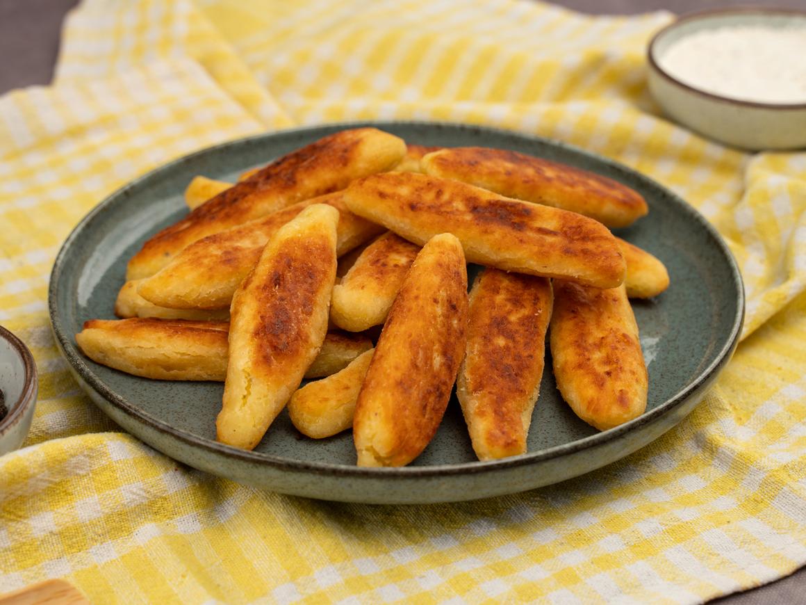 Gebratene Kartoffelnudeln