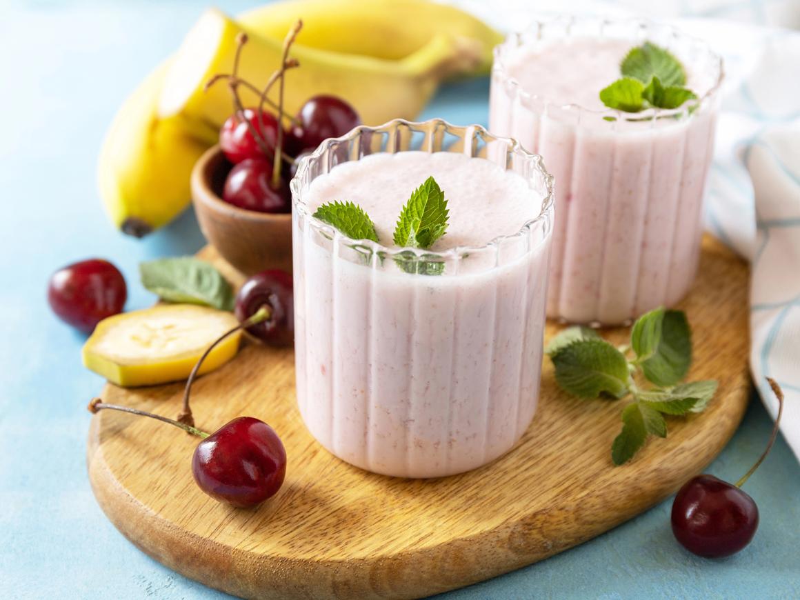 Kirsch-Bananen-Smoothie