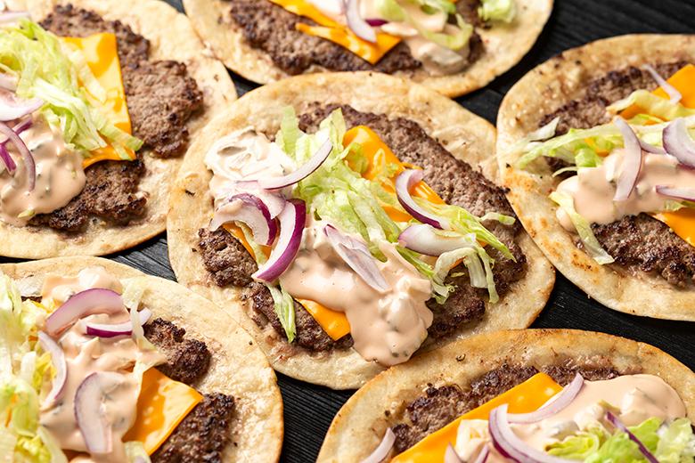 Smash Burger Tacos