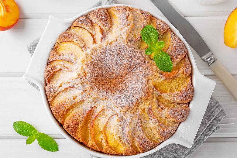 Einfacher Nektarinenkuchen