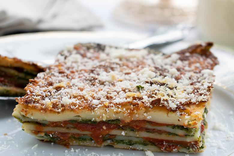 Lasagne mit Spinat