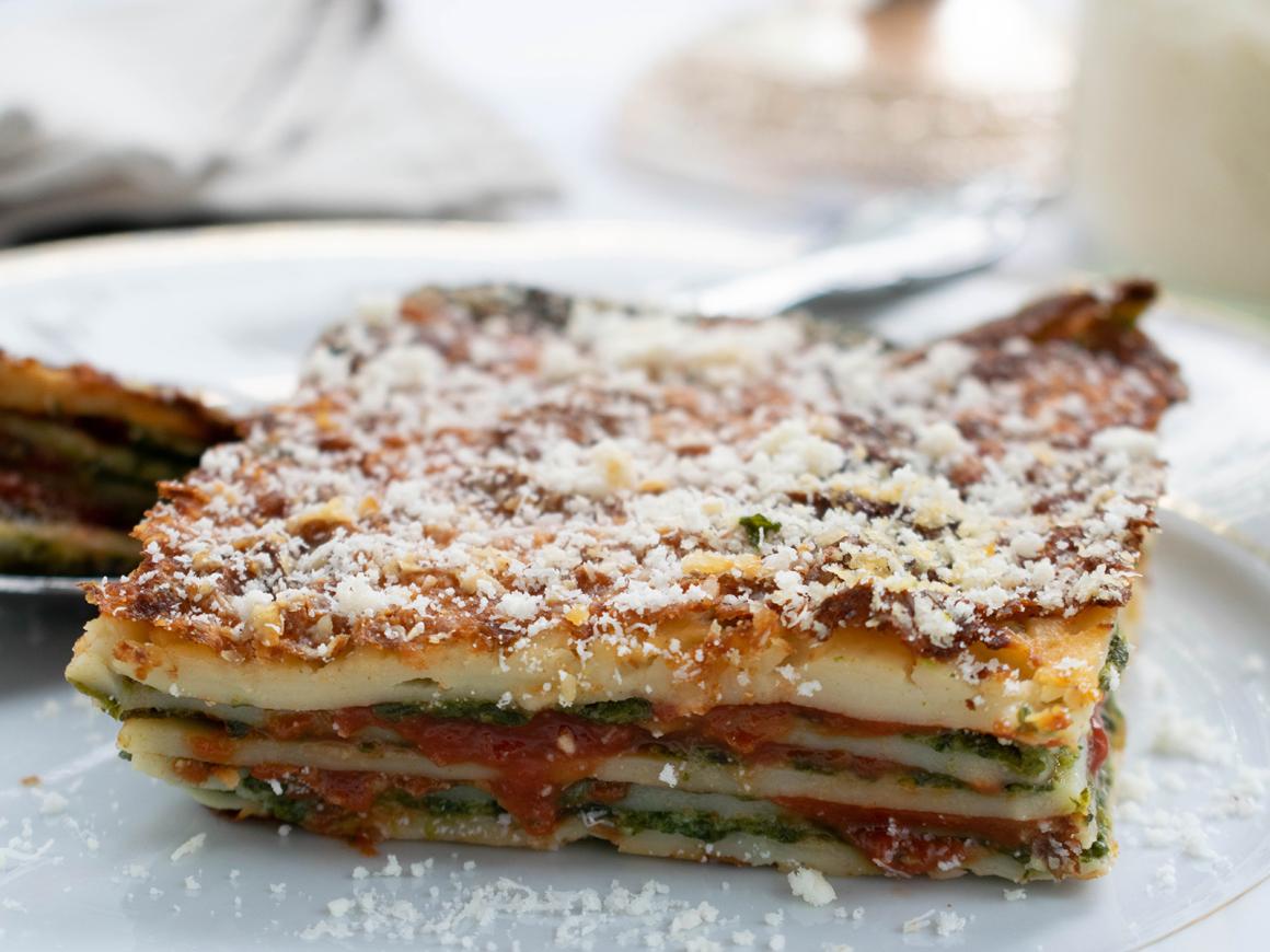 Lasagne mit Spinat