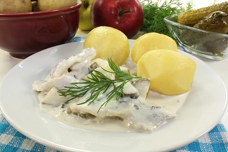 Einmarinierter Hering