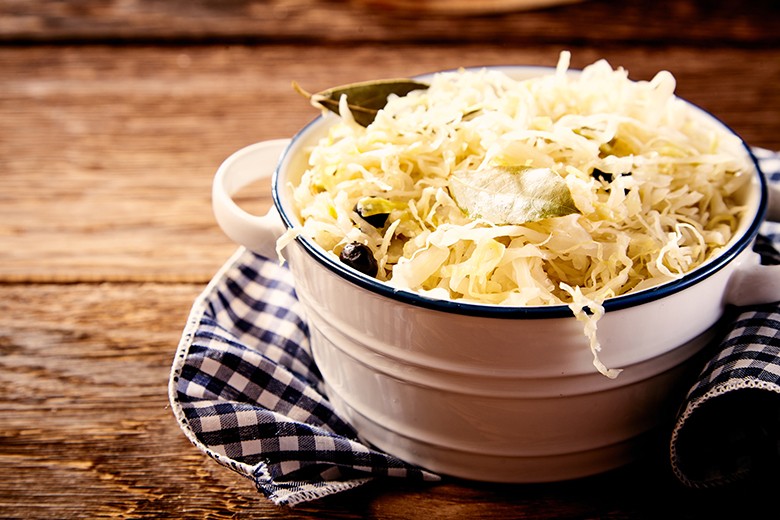 Selbstgemachtes Sauerkraut