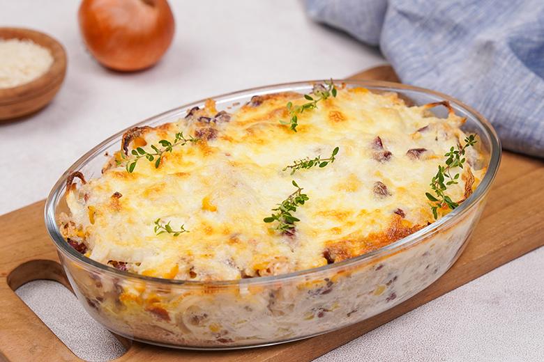 Reisauflauf mit Hähnchen