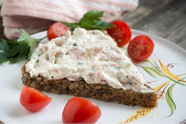 Schinkencreme mit Kräutern