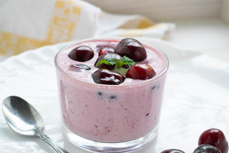 Rohkost Kirsch-Joghurt