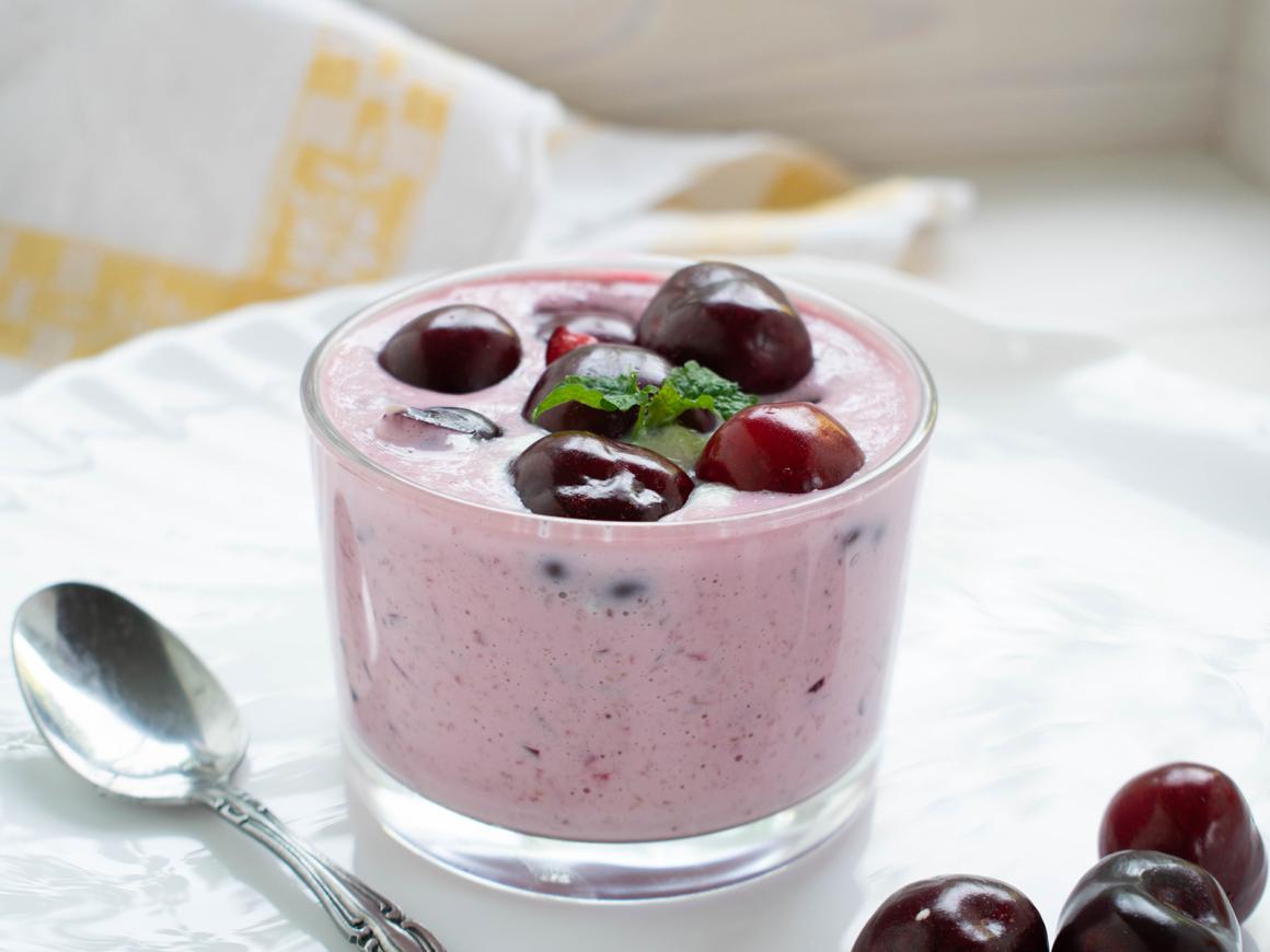 Rohkost Kirsch-Joghurt