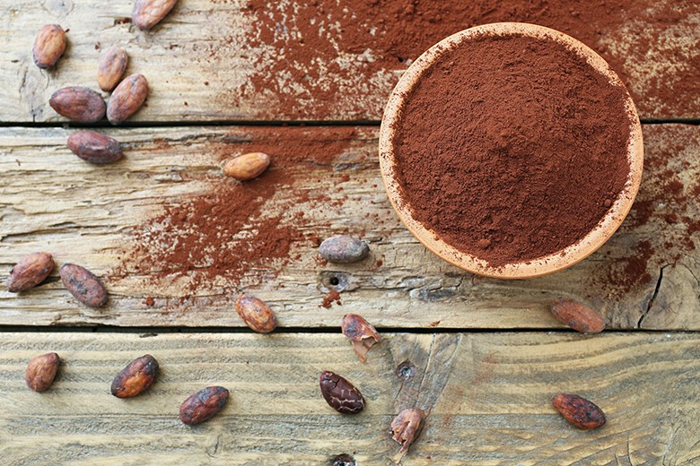 Kakao ist ein gesundes Powerfood, das man gut zum Backen verwenden kann.