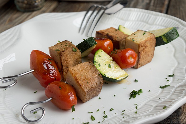 Tofu-Gemüse-Spieße