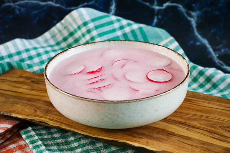 Radieschensuppe mit Joghurt