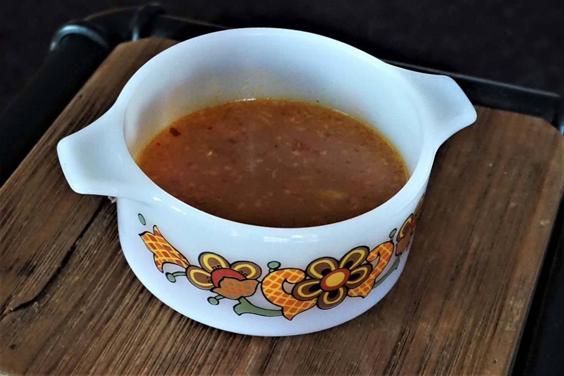Rohe, orientalische Currysuppe