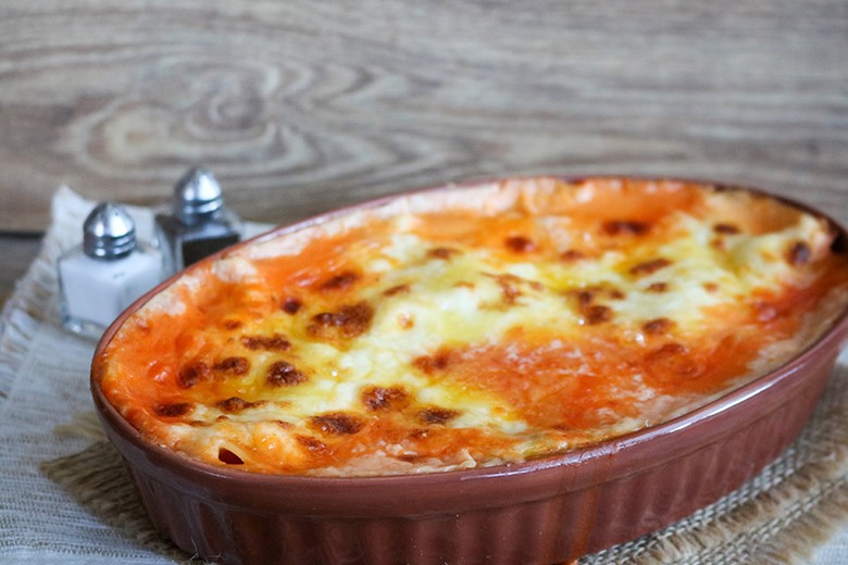 Zucchini-Tomaten-Lasagne