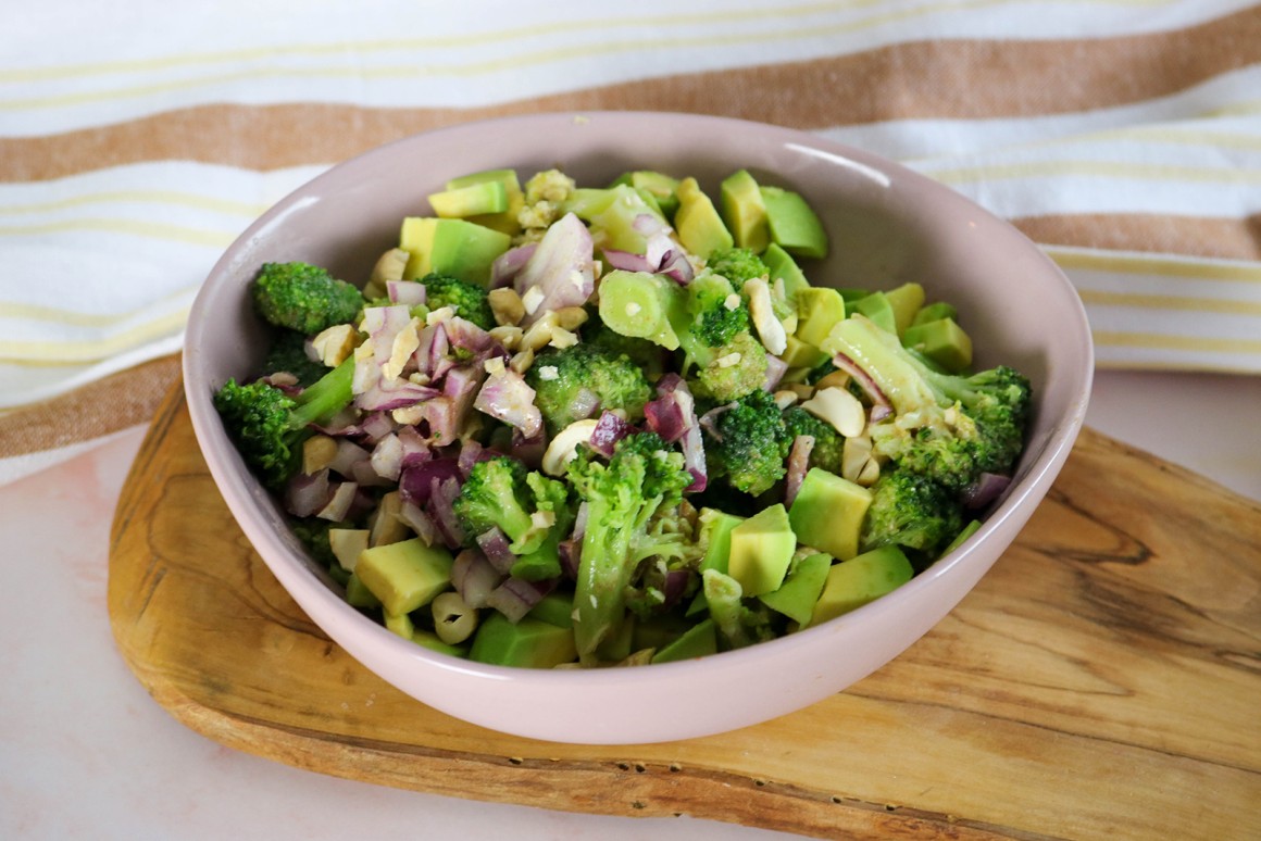 Veganer Brokkoli-Salat